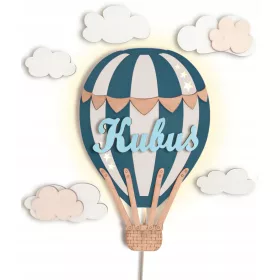 LED NOĆNA LAMPA BALON SA IMENOM DJETETA