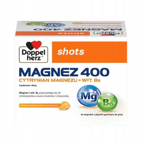 MAGNEZIJ 400 + B6 Shot Ampule 20 kom.