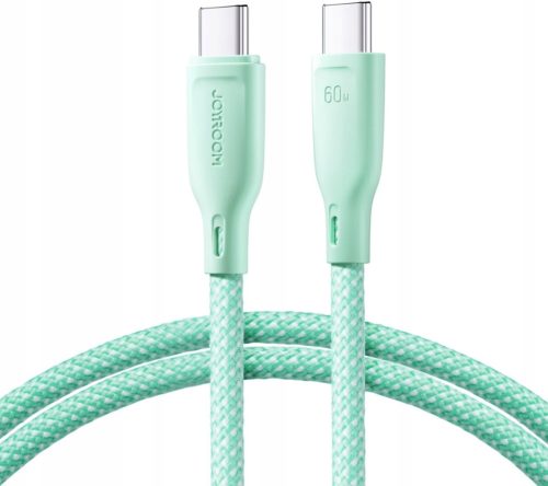 Joyroom 60W USB-C to USB-C kabel za brzi prijenos podataka i punjenje 1m zeleni