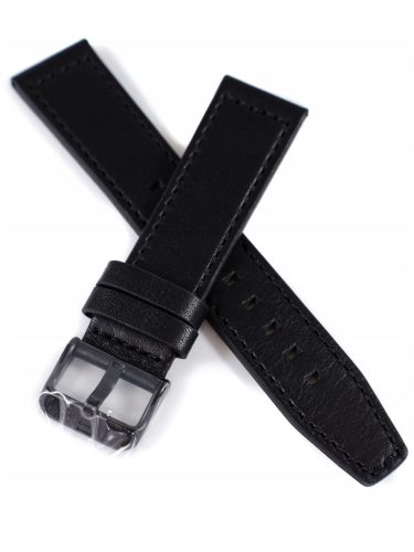 Crni Remen za Sat Tommy Hilfiger Skóra 21 mm