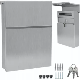 Srebrni poštanski sandučić "PAULA-MINI - INOX"