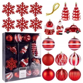  Set kuglica - kuglice za jelku, nesalomljive, 20 kom.
