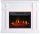 Električni kamin ArtiFlame Linz AF23S LED sa zvukom i grijanjem, bijeli, 1800 W, 104 x 87 x 32 cm