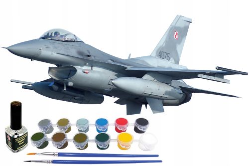 F-16 Poljski JASTRZĄB Model za Lijepljenje s Farbama i Ljepilom