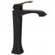 Crna zidna slavina za umivaonik Valvex Black Orb Cubic Loft