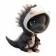  Kip dinosaura Zbirka dekorativne umjetnosti Craft Desktop Creative Xmas White