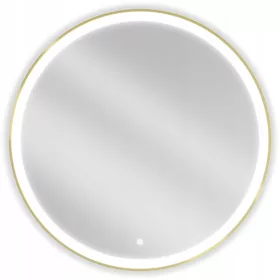  Mexen zidno ogledalo kružni metalni okvir 900 x 900 mm