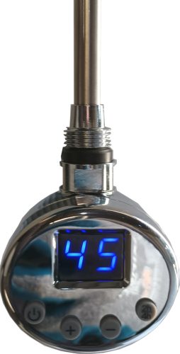 Električni grijač za kupaonske radijatore 600W, krom