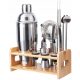 Barmen set za koktele, 15 komada, srebrni KLAUSBERG KB-7653