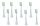  8x vrhova za Blaupunkt DTS 601 DTS 701 DTS 801 ACC024 bijeli