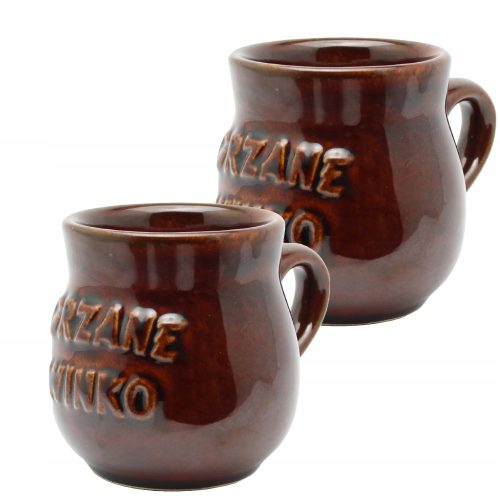 Kamionkasti šalice za vino s ručkom 250 ml set od 2