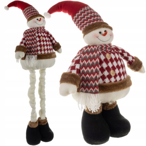  Gnome Gnome Božićni snjegović veliki teleskopski visok 105 cm, podesiv