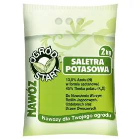   Kalijeva salitra 2 kg za vrtni početak Saletra kalij 2kg Vrt Start je otopina kalijeva nitrata u obliku gnojiva za vrtlarstvo s univerzalnom primjenom i učinkov