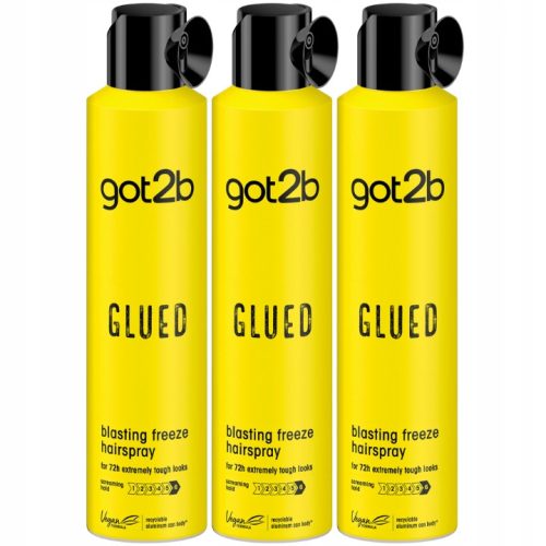 Got2b Supermocni Lak za Kosu 3x300 ml