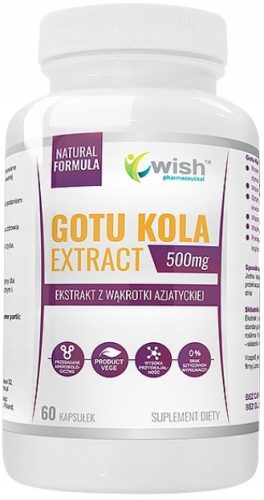 Ekstrakt Gotu Kola 500 mg - 60 Kapsula za Vege