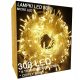 Lančić sa LED svjetlima za božićno drvce 30m - Toplo bijela svjetla - 8 načina svjetljenja