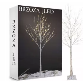 Ukrasno Božićno Drvo s LED Rasvjetom - Breza 150 cm
