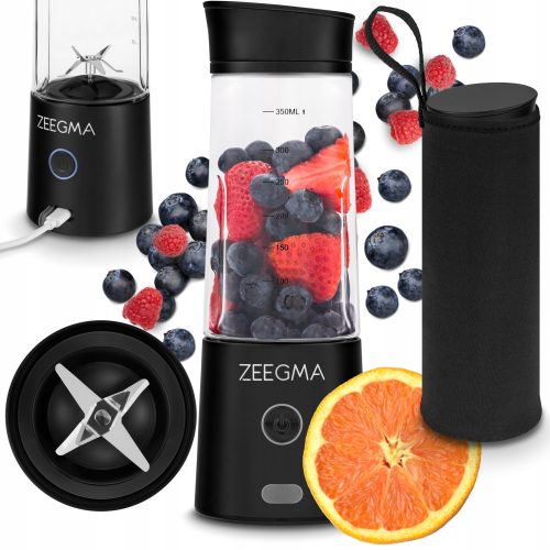 ZE-VITAMINE GO Bežični Prijenosni Blender USB 300 W Crna