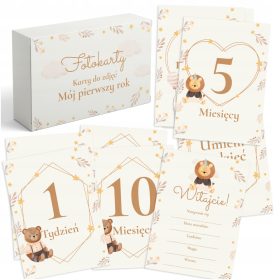 arobne fotokartice za prvu godinu života s kutijom Z2