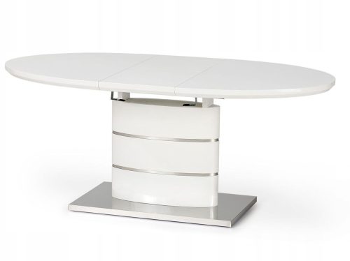 Halmar Aspen ovalni stol na razvlačenje 140 x 90 x 76 cm bijeli