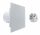 Ventika KLIQ100BASEWC + KLIQFP180GLASS kupaonski ventilator 100 mm