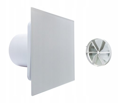 Ventika KLIQ100BASEWC + KLIQFP180GLASS kupaonski ventilator 100 mm