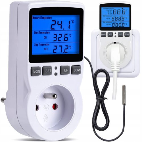 PROFIHOT Elektronički Termostat Regulator Temperature Bijeli 3680W 230V