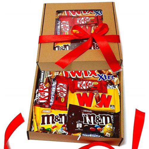  GIFT BOX KIT KAT TWIX POKLON SET ZA NIKOLU ROĐENDAN
