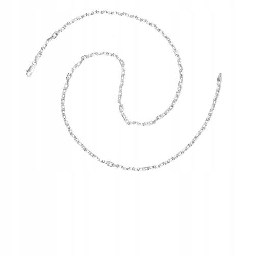 SREBRNI LANAC DIJAMANTNIH ANKERA 70 cm 3,6 mm SREBRO 925