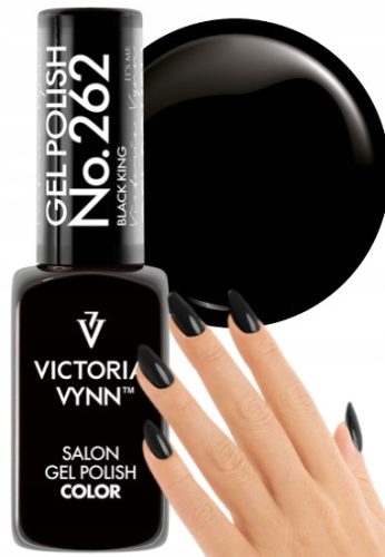 Hibridni lak za nokte Victoria Vynn 262 Black King 8 ml