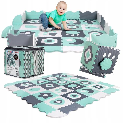  EDUKATIVNA slagalica MAT XXL 151x151cm ogradica debela SKLOPIVI elementi