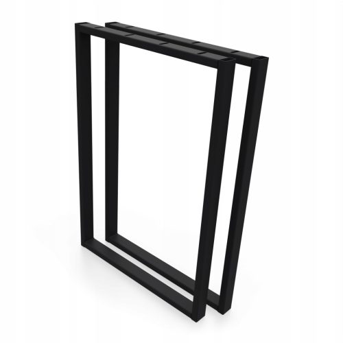  Noge za stol, kvadratni okvir – 2 kom. 72x50 LIGHT Crn