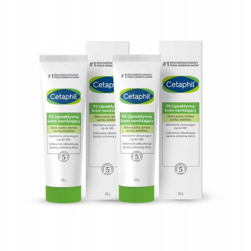 Cetaphil PS Lipoaktivna Krema za Intenzivnu Hidrataciju, 100g - 2 Pakiranja