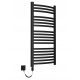 Električni kupaonski radijator Classic Pro-Term 604 W 570 x 1150 mm crni