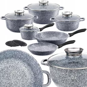 Set KLONBERG PREMIUM keramičkih posuda, 17 kom.