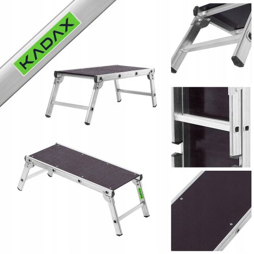 KADAX ljestve 2,5 m aluminijske 1 x 2 do 150 kg