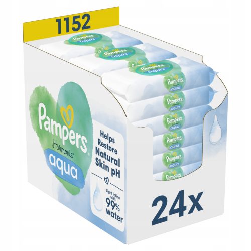  PAMPERS HARMONIE AQUA VLAŽNE MARAMICE 24x48 kom.