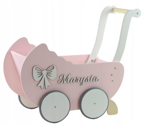 eKids Bella duboka kolica za lutke "Cvjetna čarolija"