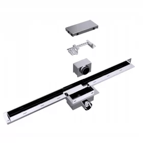 Spiroflex AQUA STEEL linijski odvod 80 cm