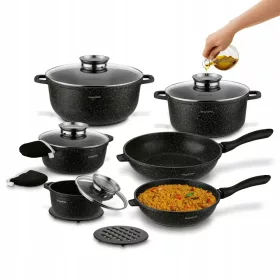 Konighoffer Pollo set aluminijskih lonaca, 12 kom.