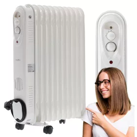    ELEKTRIČNI RADIJATOR ULJNI RADIJATOR SA PODESIVIM TERMOSTATOM 2500W