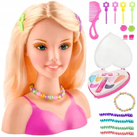    Kruzzel Beauty glava za oblikovanje s dodacima 16 kom. + naljepnice Classic 4F 1 kom.