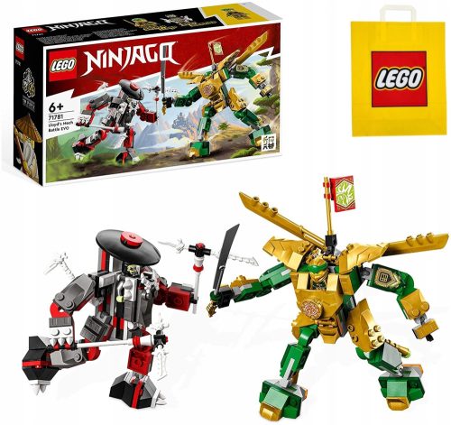  LEGO Ninjago Lloyd's Clash with Mech EVO 71781 + LEGO papirnata vrećica 001-2021-2022-2023-2024