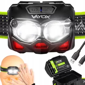    LED PREDNJE SVJETLO PUNJIVO VODOOTPORNO USBC PREDNJE SVJETLO 500lm PRO VAYOX
