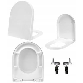 WC daska Hamberger Florence, bijeli duroplast