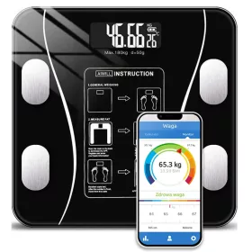    Afnue kupaonska vaga s podrškom do 180 kg i funkcijom analize tijela.