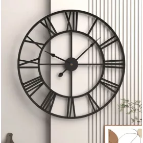 Loft zidni sat crni 50cm