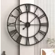 Loft zidni sat crni 50cm