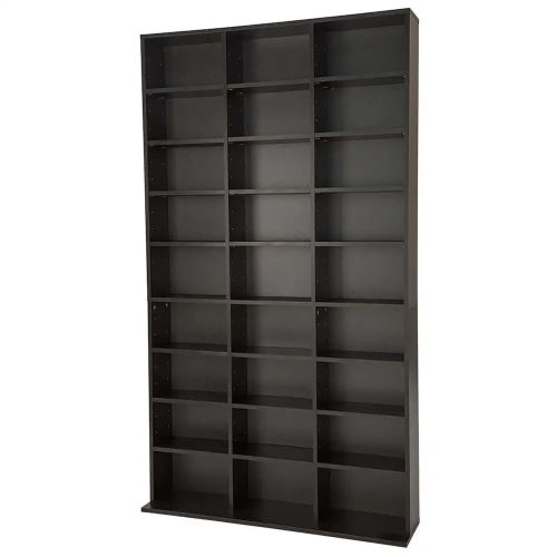 Regal za pohranu CD-a Christel 180x102x23,5 cm crna