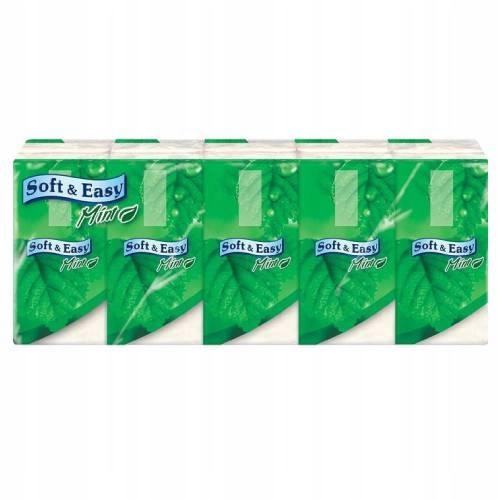 Mirisne Soft&Easy Mint higijenske maramice, 3 sloja, pakiranje od 10